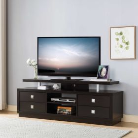 ID USA 11454 TV Stand Red Cocoa