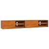 Wall-mounted TV Stand 70.9"x11.8"x11.8" Solid Wood Teak