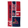 [Personalization Only] OFFICIAL MLB Colorblock Beach Towel - Cardinals