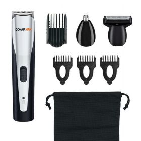 ConairMAN Cordless Lithium Ion Powered All-in-One Face and Body Trimmer for Men Rechargeable GMT24