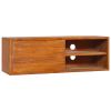 Wall-mounted TV Stand 70.9"x11.8"x11.8" Solid Wood Teak