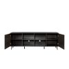 TV Stand Mid-Century Wood Modern Entertainment Center Adjustable Storage Cabinet TV Console for Living Room