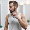 4 In 1Electric Shaver for Men IPX7 Waterproof Beard Trimmer Cordless Rechargeable Razor Beard