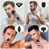 4 In 1Electric Shaver for Men IPX7 Waterproof Beard Trimmer Cordless Rechargeable Razor Beard