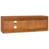 Wall-mounted TV Stand 70.9"x11.8"x11.8" Solid Wood Teak