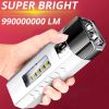 990000000LM Ultra Bright Tactical Led Flashlight Mini Torch USB Charging Cable Outdoor Camping Fishing Lighting