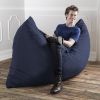 Jaxx 5.5 ft Pillow Saxx Bean Bag Pillow, Navy