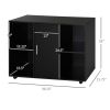 File Cabinet/ Storage cabinet-Black