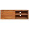 Wall-mounted TV Stand 70.9"x11.8"x11.8" Solid Wood Teak