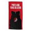 [Personalization Only] OFFICIAL NBA Jersey Personalized Beach Towel - Portland Trail Blazers