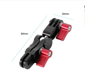 Universal Magic Adjustable Arm Metal Bracket (Color: Red)