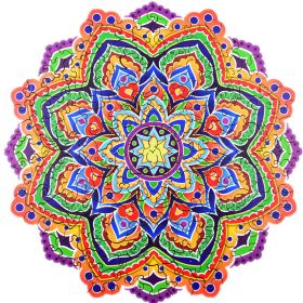 Mandala Irregular Wooden Puzzle (Option: 119 Mandala A5)