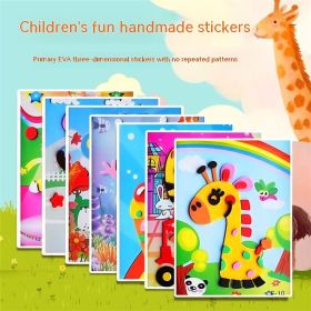 Creative Printed 3D Stickers For Children (Option: 5 Random Entries)