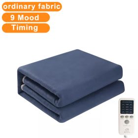 1.8m Flannel Electric Blanket Thicker Heater Heated Blanket Mattress Double Body Heating Blankets Thermostat Winter Body Warmer (Color: EU- Common villus)