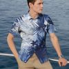 New European and American men's shirts 3D digital printing shirts