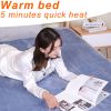 1.8m Flannel Electric Blanket Thicker Heater Heated Blanket Mattress Double Body Heating Blankets Thermostat Winter Body Warmer