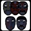 Programmable Luminous Mask LED Face Transforming Mask Led Masks with Bluetooth control for Costumes Cosplay Party Masquerade Toy